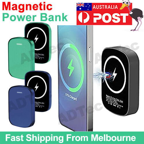 Magnetic MagSafe Power Bank Wireless Battery Charger for iPhone 14 13 12 Pro Max