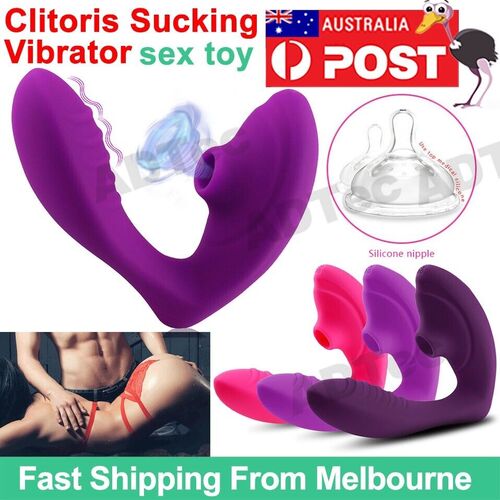 Sucking Vibrator Clit Sucker Oral Clitoris Stimulator G-Spot Dildo Women Sex Toy