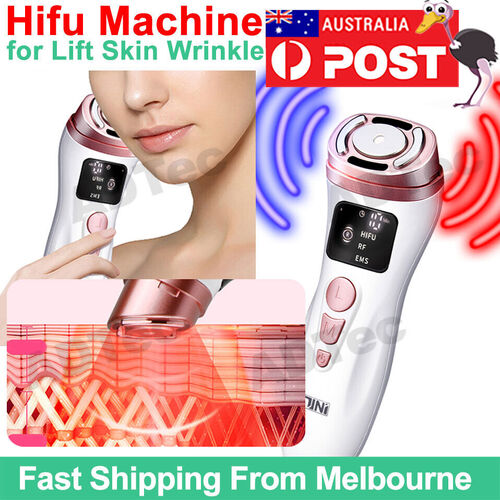 Mini HIFU Ultrasound Machine Skin Care RF Facial Face Lifting Anti Wrinkles AU