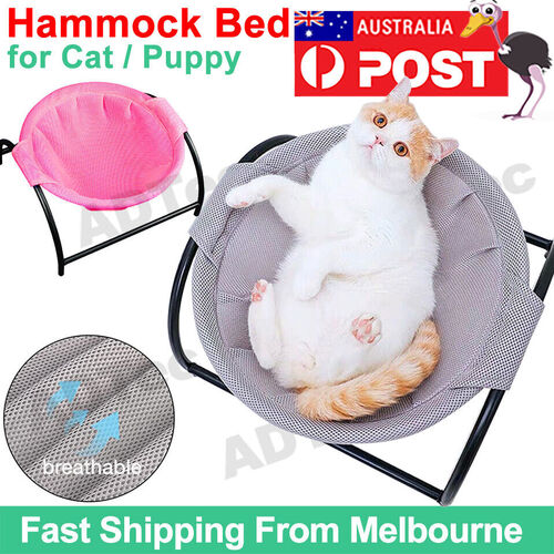 Cat Hammock Bed Free-Standing For Cat Puppy Detachable Cover Cat Sleeping Bed