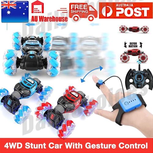4WD Stunt Car RC Hand Gesture Sensing Off Roader Remote Control Off-Road Gift AU